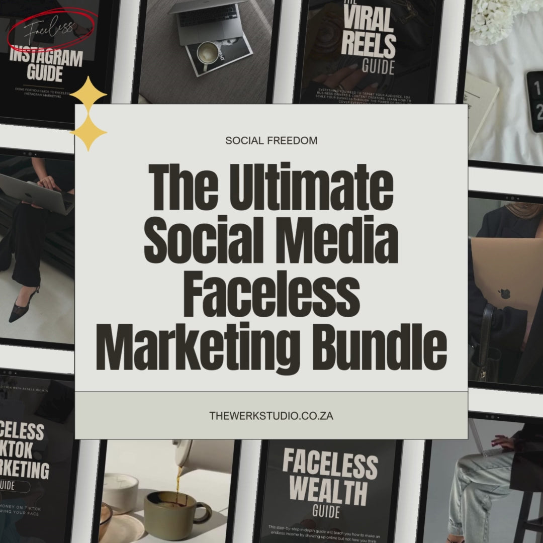 The Ultimate Faceless Marketing Bundle with Master Resell Rights!